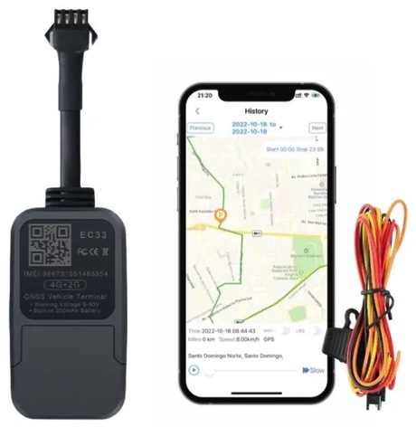 GPS EC08B con plataforma anual gratuita